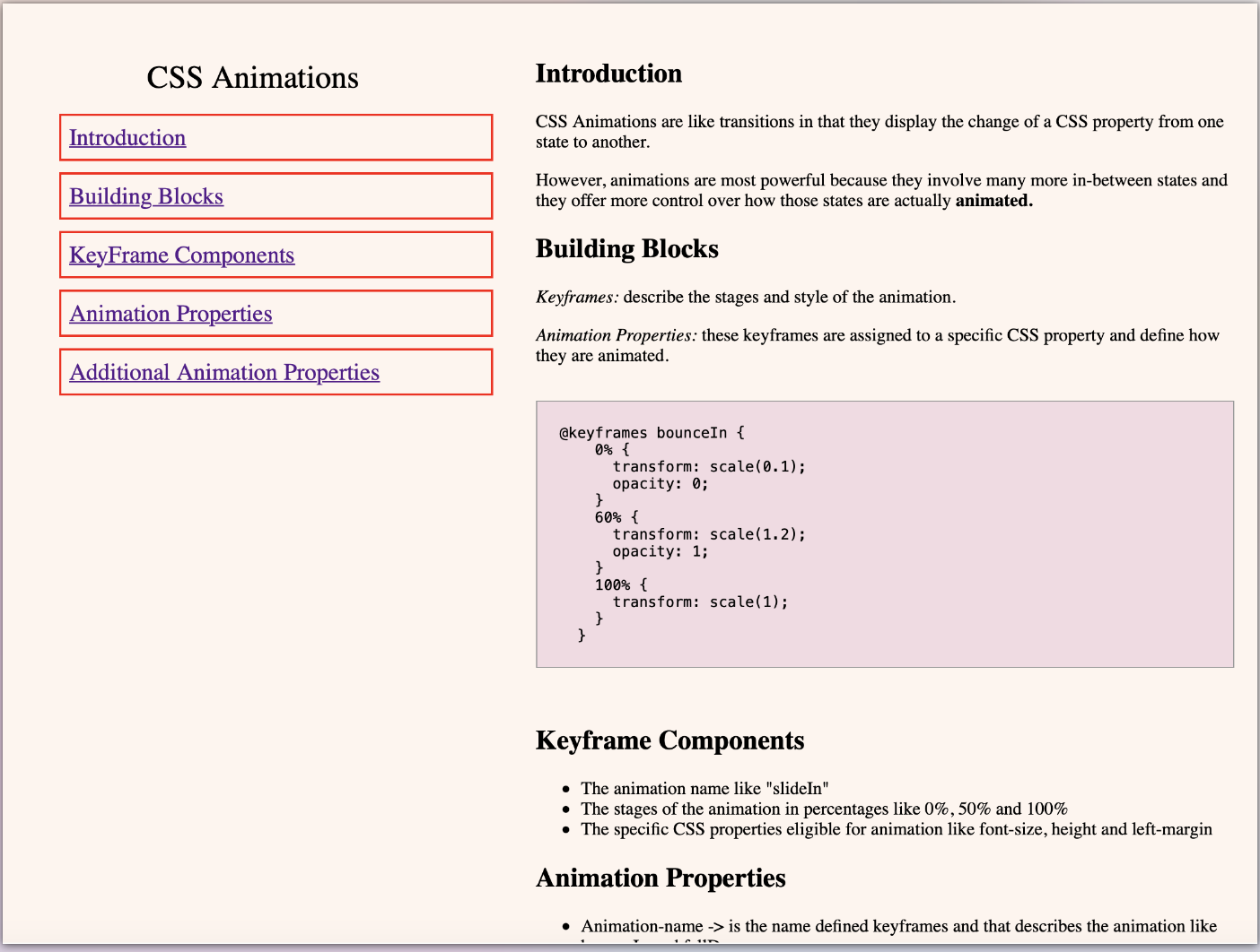 screenshot of technical webpage